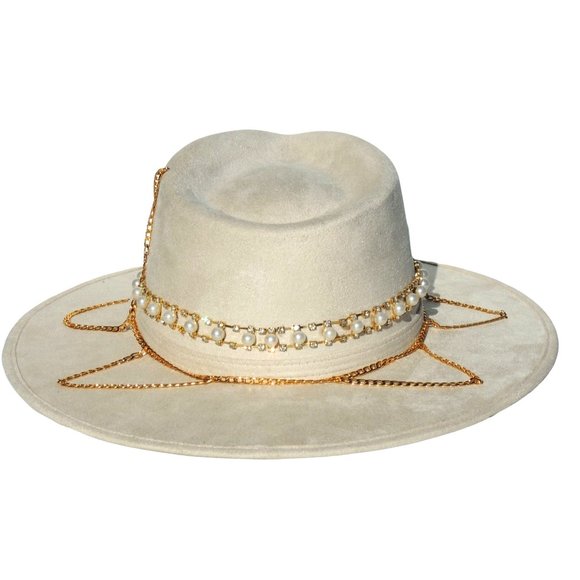 Handmade wide brim hat made in Mexico hand painted - Picture 9 of 15